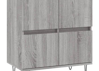 Szafki 3 szt. szary dąb sonoma materiał drewnopochodny WM-3190203