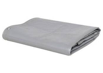 vidaXL Plandeka 650 g/m², 4 x 6 m, szara(43815)