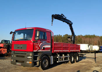 MAN Man 26.440 6x4 HDS HIAB 166 B-3 DUO Wywrotka Meiller 2-stronna Skrzyni…