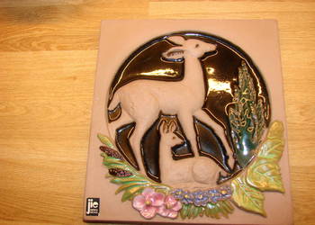 jie Gantofta 'Solveig" ceramiczny obrazek
