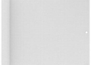 vidaXL Parawan balkonowy, biały, 75x500 cm, HDPE(SKU310862)