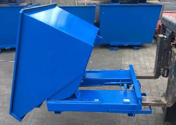 Pojemnik metalowy samowyładowczy 1.5m3 do widlaka