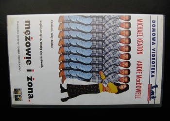 VHS: Mężowie i żona - Michael Keaton, Andie MacDowell, polski lektor