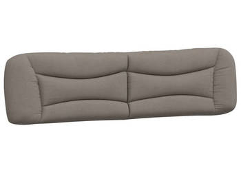 Poduszka na wezgłowie kolor taupe 200 cm tkanina WM-374620