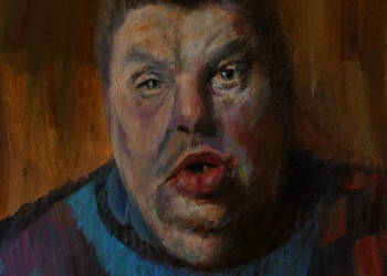 Obraz olejny Krzysztof Kononowicz 30x30