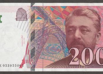 Francja 200 franków 1997 - Gustaw Eiffel - stan 2