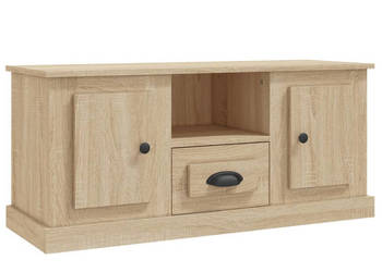 Szafka pod TV dąb sonoma 100x355x45 cm materiał drewnopochodny WM-816459