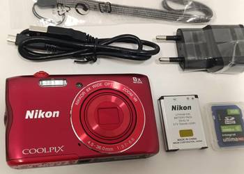 Aparat cyfrowy Nikon Coolpix A300 20Mpx x8 WiFi BT NFC CCD jak NOWY
