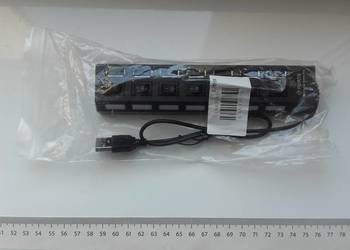 Hub USB 2.0 z przełącznikami, rozdzielacz USB 2.0 na 7 portó
