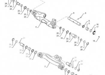 New Holland T6090 T6070 Ramię 87406431