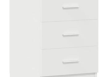 vidaXL Szafka nocna, biała, 38x35x56 cm(SKU:800450)