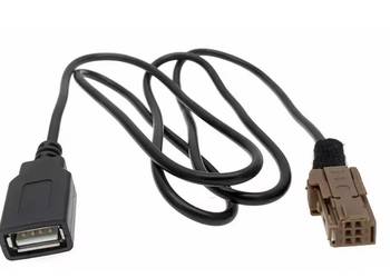 6-pionowy kabel  USB do radia samochodowego RT3ev, RT4, RT5 Citroen, Peugeo