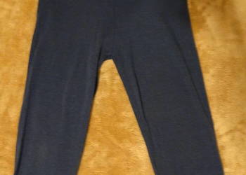 Granatowe legginsy dziewczęce rozmiar 140/152