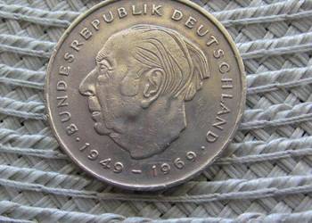 Niemcy 2 Marki 1972r - G - Theodor Heus