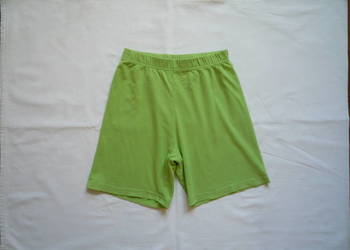 H&M 134/140 Zielone krótkie spodenki szorty bawełniane