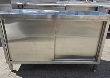 Stół Gastro Z Drzwiami - Szafka - 138/60/85 cm - M.1700 N
