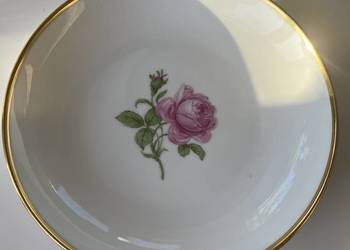 Elegancki  deserowy  – słynna róża Fürstenberg talerz idealny prezent