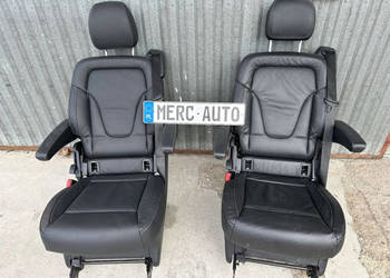 Mercedes 447 Vito EQV Metris skórzany fotel pojedynczy tyl …