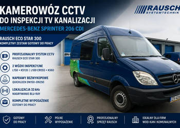Mercedes Sprinter Kamerowóz CCTV | Pojazd do inspekcji TV kanalizacji | RA…