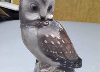 Figurka ceramiczna sowa