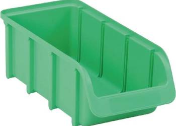 Pojemnik warsztatowy, 100x215x75 mm, zielony polipropylenowy, Linbin no. 2…