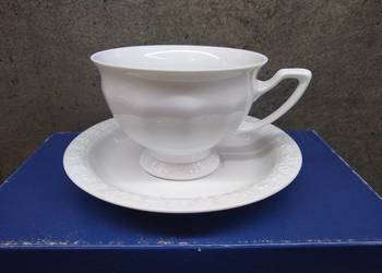 Filiżanka spodek Rosenthal Biała Maria Classic Filiżanka spodek Rosenthal Biała Maria Classic