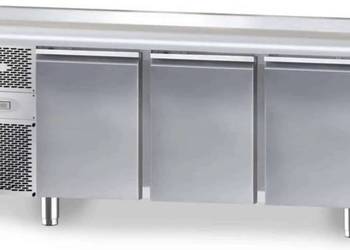 Stół chłodniczy 3-drzwiowy Dora Metal 182 cm stal nierdzewna