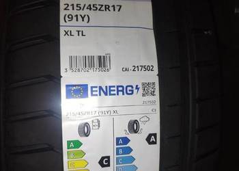 Nowe opony Michelin pilot sport 5 215/45 r17 4szt