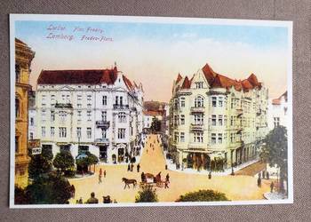 LWÓW - WIDOK NA ULICĘ ALEKSANDRA FREDRY