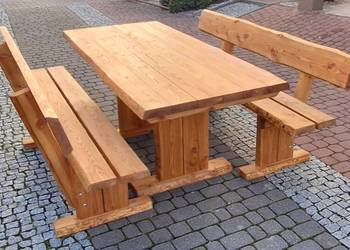 Drewniane meble ogrodowe