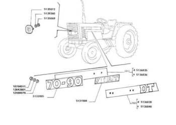 Fiat 70-90 70-90DT katalog części PL
