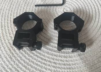 ​ Montaż Wysoki na Szynę 22 mm Solidny – Tubus 30 mm | Komplet