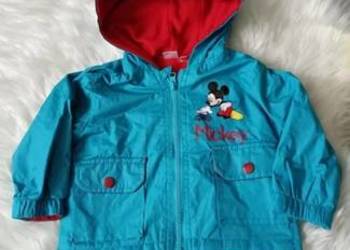 Kurtka z kapturem Disney wiatrówka jesień 68cm chłopiec