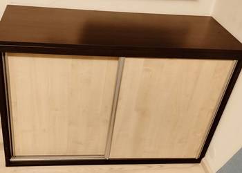 Komoda z przesuwanymi drzwiami 120x45x80 18mm wenge klon
