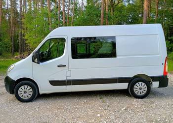 Movano 2,3 CDTI 125KM Dubel Kabina Brygadówka Klima L2H2 Hak Zarejestrowany