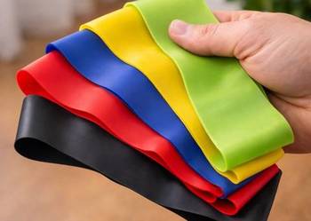 Gumy oporowe do ćwiczeń w domu