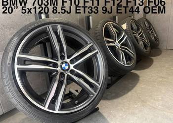 20 cali BMW OEM 703 M f10 f11 f12 f13 f06 oryginał m pakiet felgi koła komp