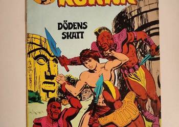 Stary komiks 1977 Korak syn Tarzana. Edycja szwedzka.