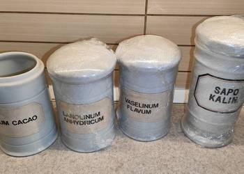 Pojemniki apteczne, apteka ceramika