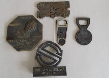Plakiety metalowe. Tabliczki. Odlewnia w Śremie.