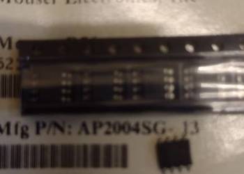 AP2004SG so8 smd step-down voltage regulat.3.6V to 27V steruje P-Mos
