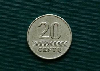 LITWA - 20 centów, 1997r.