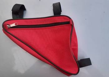 Sakwa pod ramę ,etui trójkątne, torebka, torba na zamek.rzep i drobiazgi,