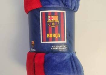 Koc flanelowy FC Barcelona 130x160 cm