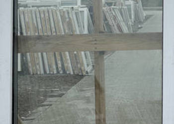 OKNA KacprzaK Witryna 76X199 FIX Używany PCV Plastikowy