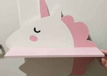 Półki na ścianę Jednorożec i Tęcza