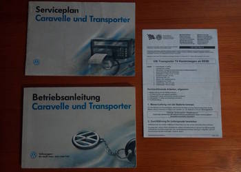 Książka SERWISOWA i INSTRUKCJA obsługi oryginał Transporter