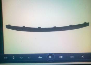 LISTWA ATRAPY CZARNA STEPWAY/SANDERO 06.2008-01.2013