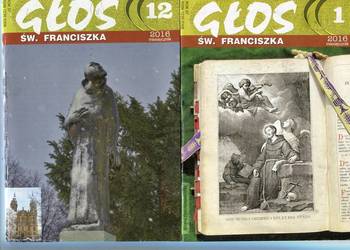 Głos św.Franciszka Miesięcznik Rocznik 2016 komplet