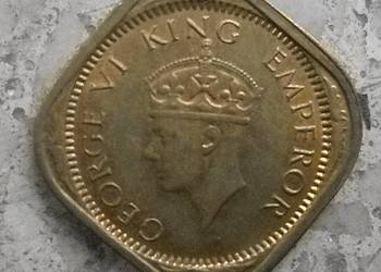 INDIE (BRYTYJSKIE)-1/2 ANNA -1943 r (GEORGE V|)